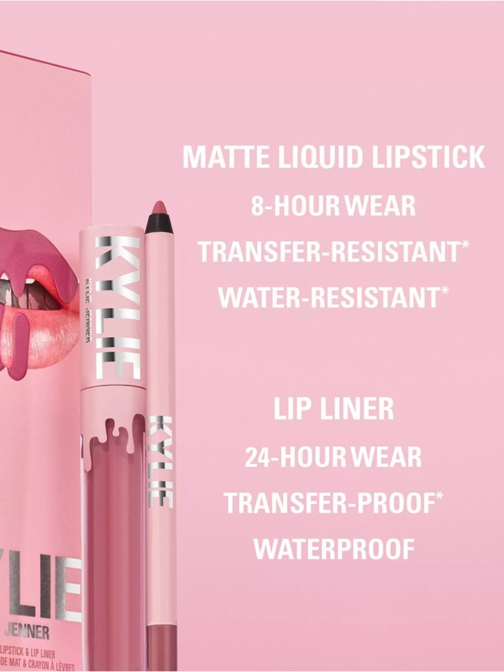 Kylie Cosmetics 2-Pc. Velvet Lip Set, Harmony - Picture 3 of 5